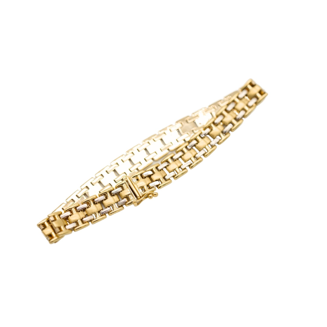Welry Men's Italian-Made 7.2mm Beveled Mariner Link Bracelet in 10kt Yellow  Gold, 8.5