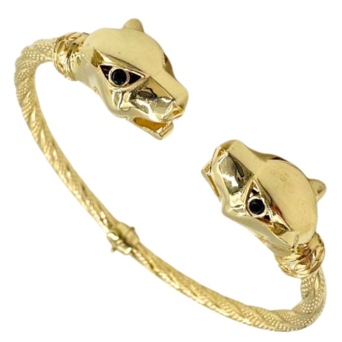 Yellow Gold Fashion Bangle 14K