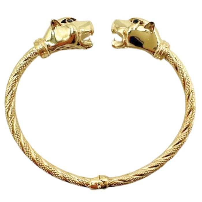 Yellow Gold Fashion Bangle 14K - Image 3