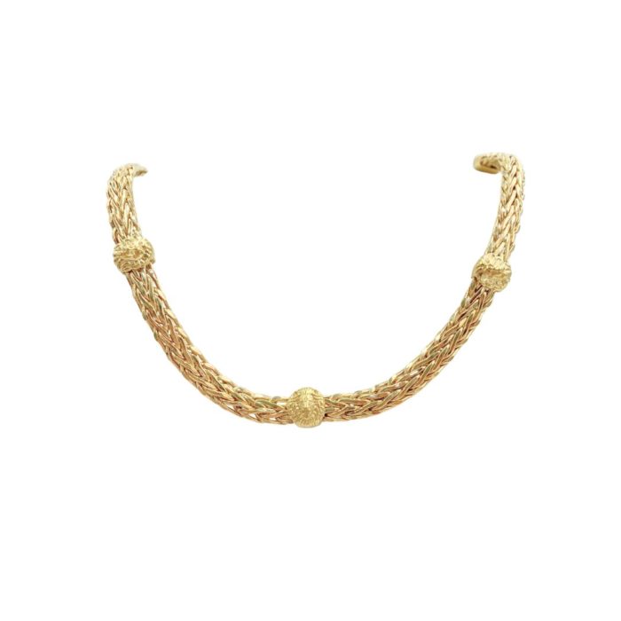 Yellow Gold Italian Necklace 10K