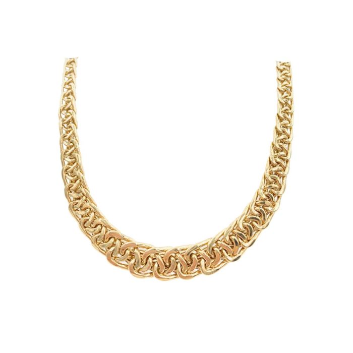 Yellow Gold Reversible Italian Necklace 14K