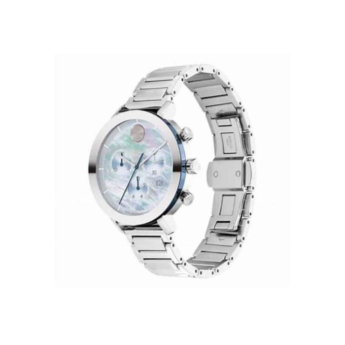 MOVADO BOLD EVOLUTION 38MM CHRONO SS BLUE DIAL WOMEN'S WATCH - Image 2